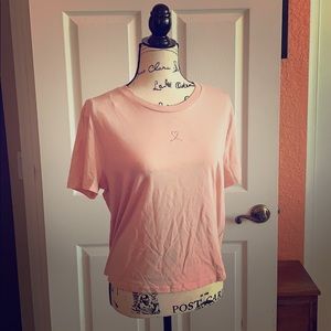 H&M Pretty Blush Crop Top